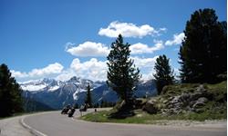 Motorbike rides and fun on the twists and turns of South Tyrol's passes, here in the heart of the Dolomites!